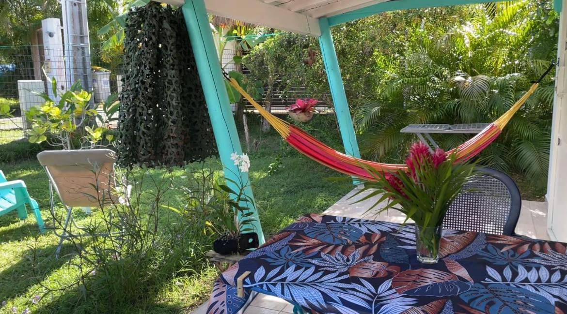 Gite Cajou Dans Jardin Tropical Ventile A Sainte-Anne المظهر الخارجي الصورة