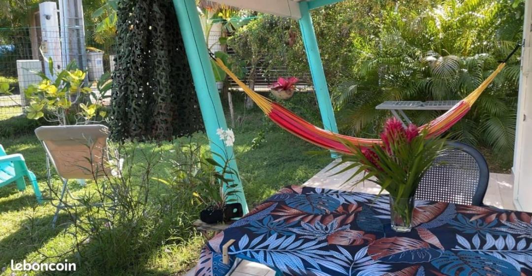 Gite Cajou Dans Jardin Tropical Ventile A Sainte-Anne المظهر الخارجي الصورة